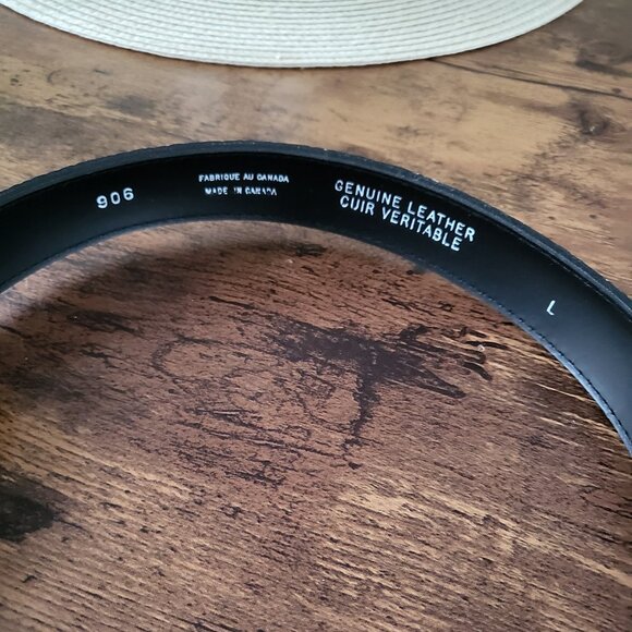 Black vintage belt - Picture 2 of 3